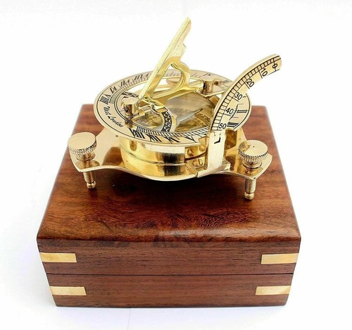 Maritimer messing sonnenuhr - messing,