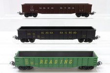 H0 Märklin US Hochbordwagen RDG Alaska Canadian National AC Konvolut N107