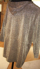 Lurex schwarz/gold  Jacke Gr