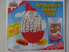 Ferrero Werbung 2000 / Setzkasten-Aktion 2000 - Platzieren Sie den original KÜ-S
