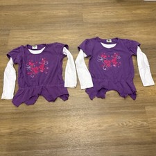 2x Süße Tunika Pullover Gr. 110/116 für Zwillinge