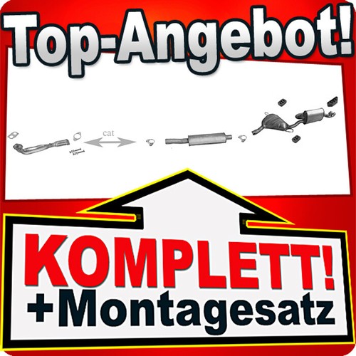 Auspuff für fiat barchetta - auspuff,