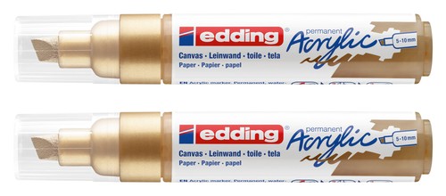 Edding 5000 acrylmarker - 2x,