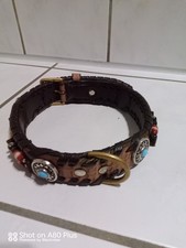 Hundehalsband Leder (Handarbeit Mittelgroßer Hund Verstellbar Halsband) M-L