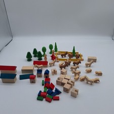 Vintage kleine Holzbausteine