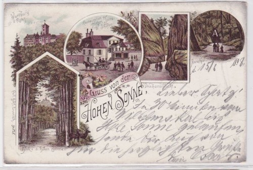 95034 lithographie gruss - lithographie, ak
