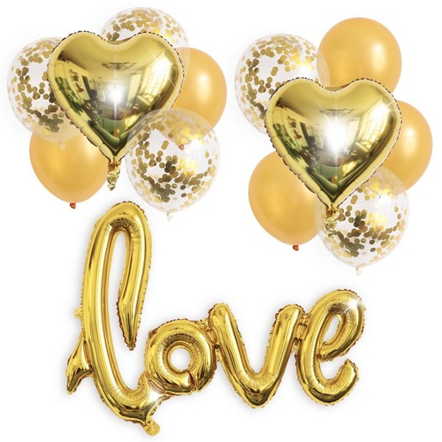 Ballon set love gold tlg - ballon-set,