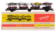 Fleischmann H0 1472B Autotransportwagen mit PKW DB