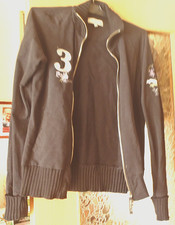 LA MARTINA Damen Sportjacke Gr. 5  (40/42 ) Trainingsjacke Designer - schwarz