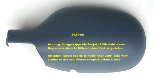 Spiegelkappe links renault - spiegelkappe,