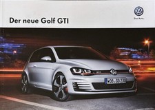 VW Golf GTI Prospekt Brochure