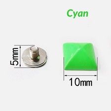 Metall DIY Leder Pyramidenform Nieten Quadrat Ziernieten Schraubnieten Schraube