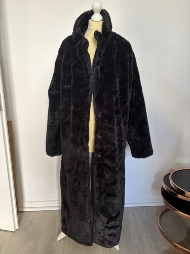 Faux pelzmantel schwarz - pelzmantel,