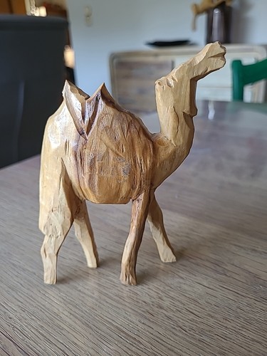 Holzfigur kamel 14x10 - holzfigur,