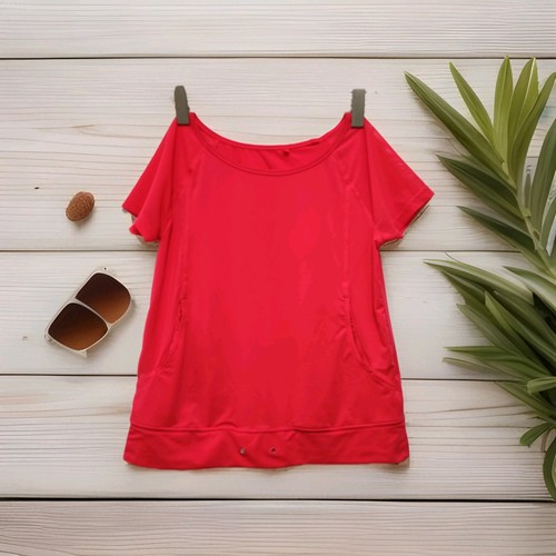 Shirt mit seitentaschen - t-shirt,