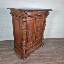 25228 Vertiko Gründerzeit 1880 Nussbaum furniert Antik