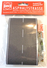 BUSCH 9750 (5,99€/m) H0 Asphaltstraße (ähnlich 7086) 1m lang, 80 mm breit, Neu