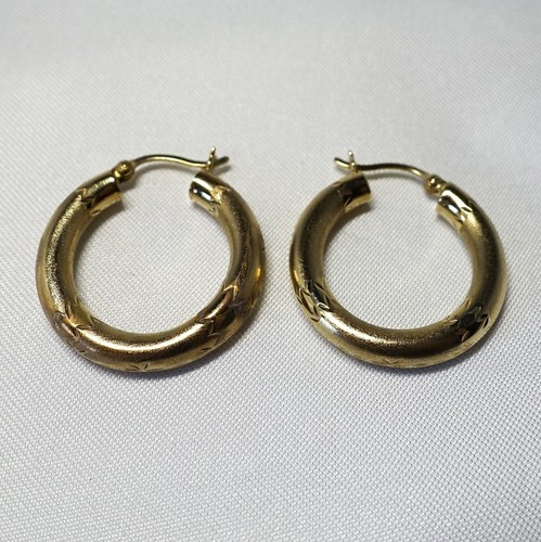 Creolen 333 gold 5 cm - gold,