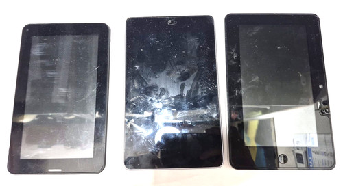 Tablet reparatur defekt - tablet, 3x
