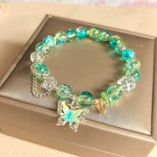 Armband bunte glasperlen damen - bunte,