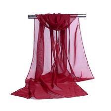 Damen Blau Chiffon Transparent