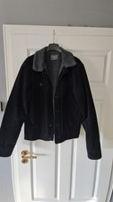 Cordjacke Herren Schwarz