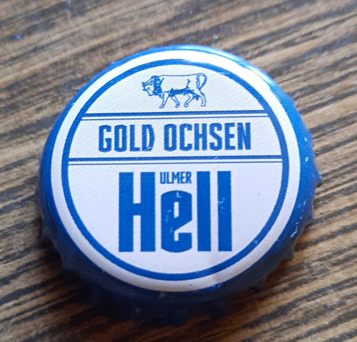 Gold ochsen kronkorken - gold,