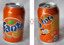 1 Fanta Orange Dose 0,3l aus