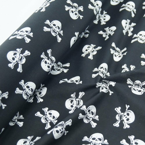 Polycotton stoff totenkopf - stoff, &