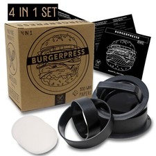 Burgerpresse | Hamburgerpresse | Pattypresse | Burgerpresse-Set| Patty-Maker