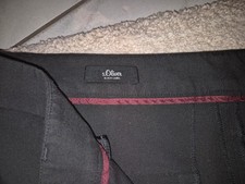 S.Oliver Stoffhose schwarz