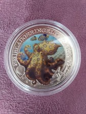 Österreich 3 Euro Blaugeringelter Krake 2022