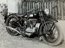 original Foto Motorrad Triumph
