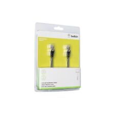 Belkin RJ45 Netzwerkkabel, Patchkabel CAT 6 S/FTP, 10m, Sw, mit Rastnasenschutz