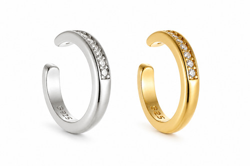 Earcuff 925 silber zirkonia - 925,