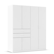 Drehtürenschrank - Alpinweiß
