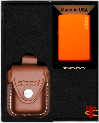 Zippo feuerzeug set orange - zippo,
