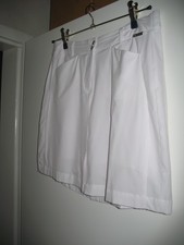 Weißer (Golf-)Rock, Valiente, 4 Taschen, Gr.40, Schlitz vorne und hinten
