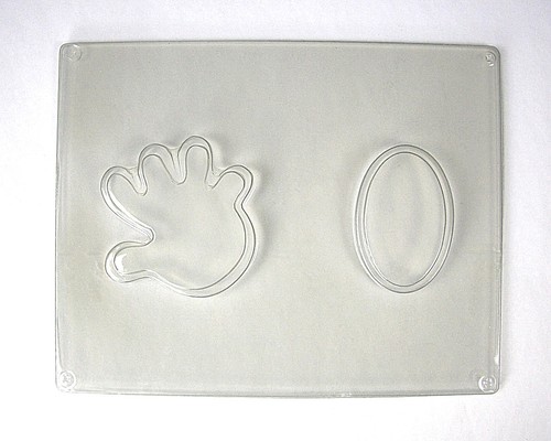 Betonform hand oval türschild - betonform,