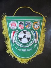 Wimpel,1.Thüringer Sommerturnier 1989,Erfurt,Jena,St.Pauli,Fortuna Sittard