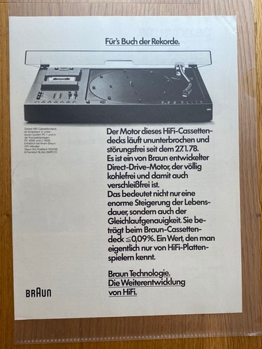 Braun hifi cassetten - braun,