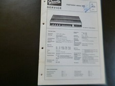 Original Service Manual Schaltplan  Graetz Fantasia stereo 302