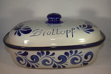 Brottopf grau blau - 30, cm