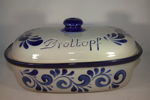 Brottopf grau blau - 30, grau-blau