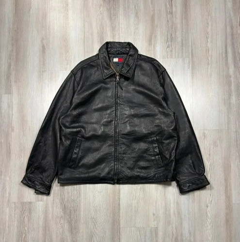 Tommy hilfiger leather jacket - tommy,