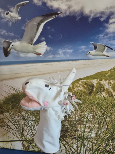 Handpuppe einhorn von ikea - handpuppe,