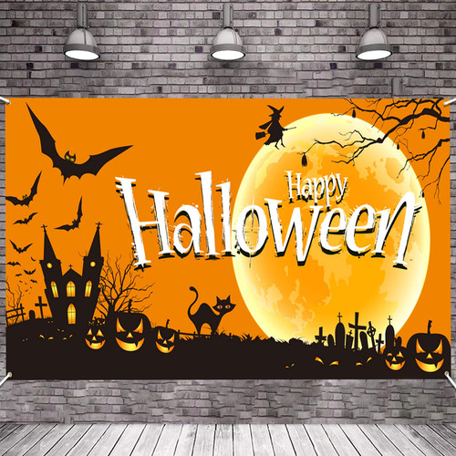 Große stoff halloween banner - stoff,