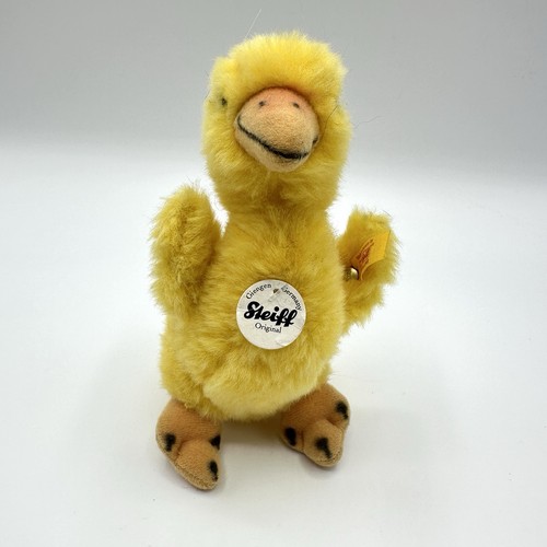 Steiff gans 079016 mit knopf - gans,