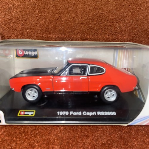 Burago 1970 ford capri - burago, 1/32