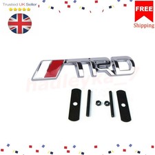 TRD Front Grille Badge Chrom